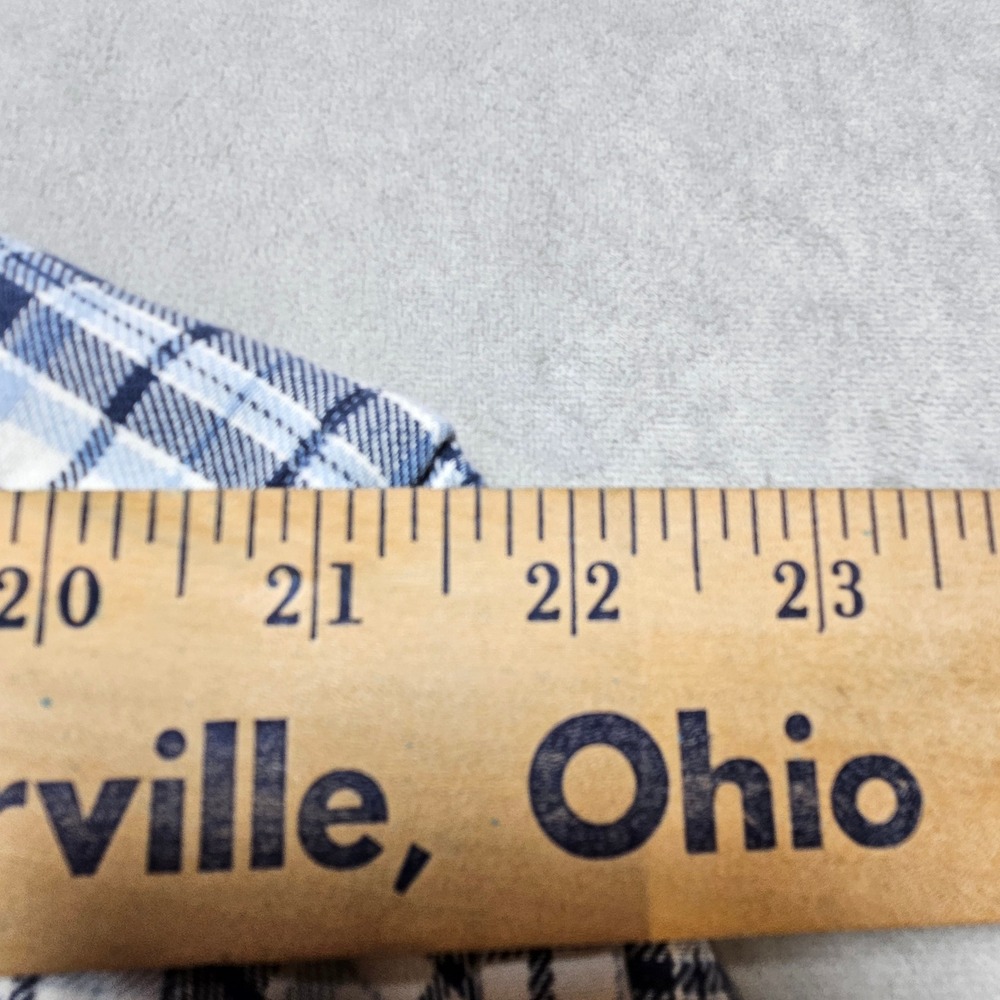 Polo Ralph Lauren Mens XXL Blue White Plaid Cotton Button Down Shirt Long Sleeve - Picture 16 of 16